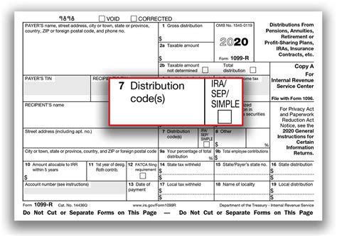 1099 r box 7 distribution code t|form 1099 box 7 codes.